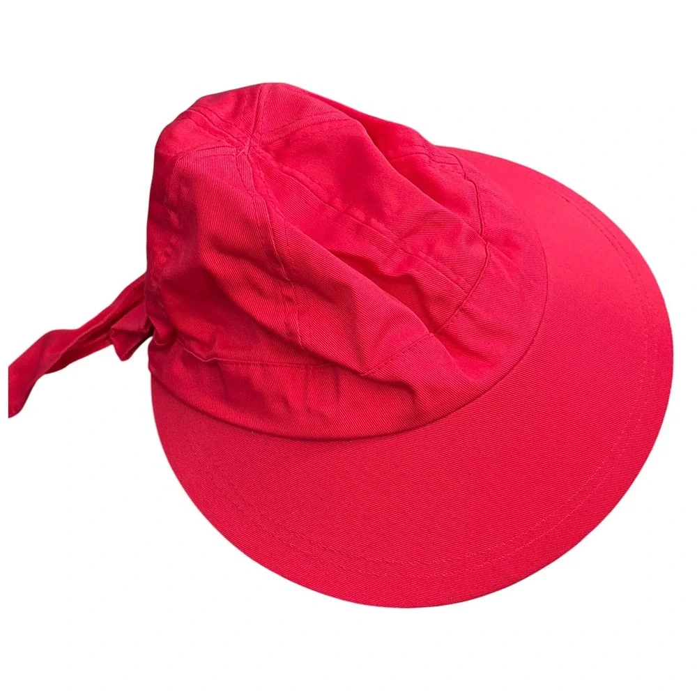 Vintage Pink Sun Hat Barbiecore Coastal Preppy Retro Casual Minimalist Travel